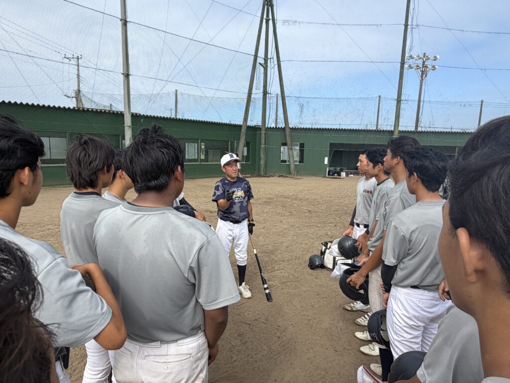 小岩高校野球部 夏合宿の練習風景