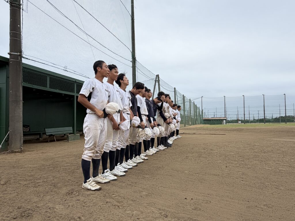 桜修館高校野球部 夏合宿の練習風景