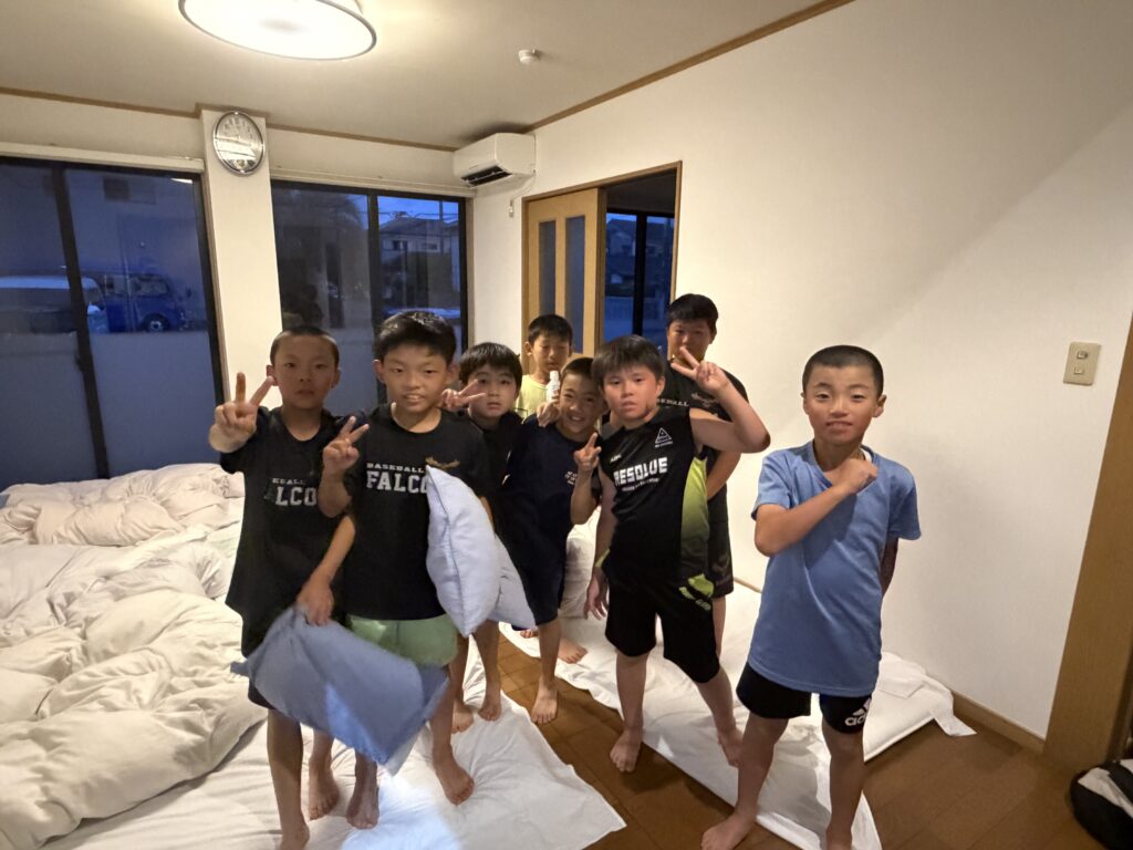EBC夏合宿 宿舎風景